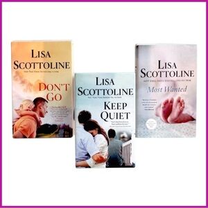 Lisa Scottoline 3-Book Collection: Don’t Go, Keep Quiet, Most Wanted. Hardcover﻿